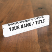 Porte-nom Pour Bureau Plaque signalétique faite sur commande de bureau - (Taille)