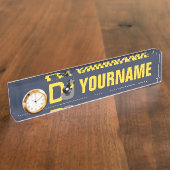 Porte-nom Pour Bureau Plaque signalétique faite sur commande de bureau (Taille)