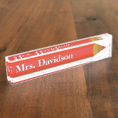 Porte-nom Pour Bureau Plaque signalétique faite sur commande du bureau (Taille)