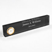 Porte-nom Pour Bureau Plat fait sur commande simple professionnel de
