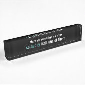 Porte-nom Pour Bureau Plate de nom de bureau amusant