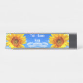 Porte-nom Pour Bureau Plate de nom de bureau personnalisée pour les tour (Devant)