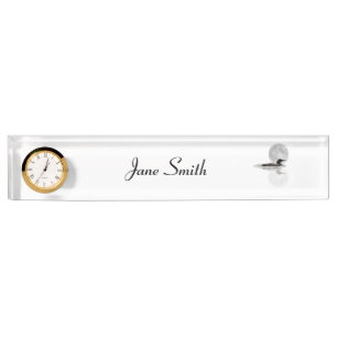 Porte-nom Pour Bureau Plate Nom Du Bureau Lune Nage De Loon Dans Le Bure