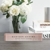 Porte-nom Pour Bureau Pluie