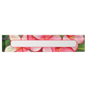 Porte-nom Pour Bureau plumérie
