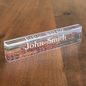 Porte-nom Pour Bureau Point d'inspiration à Bryce Canyon I (Taille)