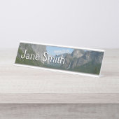 Porte-nom Pour Bureau Point d'inspiration dans le parc national Yosemite (Devant)