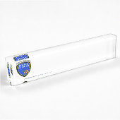 Porte-nom Pour Bureau Police servant fièrement