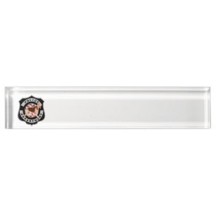 Porte-nom Pour Bureau Policiers K9