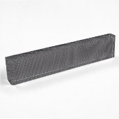 Porte-nom Pour Bureau Polymère noir et gris de fibre de carbone