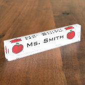 Porte-nom Pour Bureau Pommes (Taille)