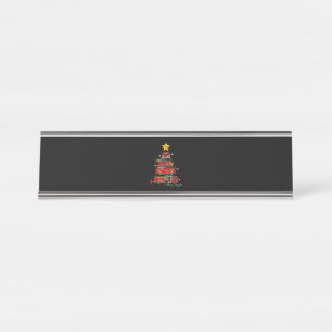 Porte-nom Pour Bureau Pompier Camion Arbre de Noël Hommes Femmes