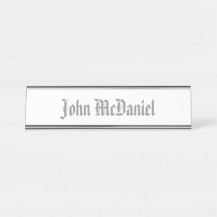 Porte-nom Pour Bureau Porte-nom de bureau - Toute couleur - HAMbWG