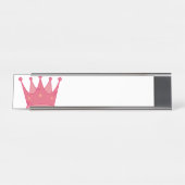 Porte-nom Pour Bureau Princesse Couronne (Devant)