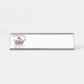 Porte-nom Pour Bureau Princesse Forever (Devant)