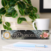 Porte-nom Pour Bureau Princesse Nameplate