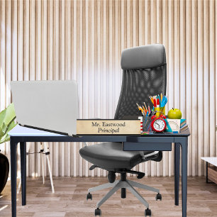 Porte-nom Pour Bureau Principal ancien papier