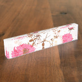 Porte-nom Pour Bureau printemps (Taille)