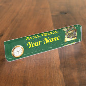 Porte-nom Pour Bureau Pris la possession d'options (Taille)