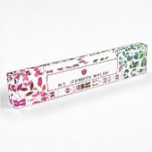 Porte-nom Pour Bureau Professeur botanique de Boho Apple