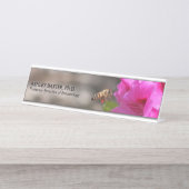 Porte-nom Pour Bureau Professeur Entomologie Insectes BeeKeeper Hobbyist (Devant)