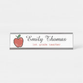 Porte-nom Pour Bureau Professeur mignon (Devant)
