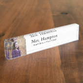 Porte-nom Pour Bureau Professeur professionnel de photo (Taille)