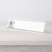 Porte-nom Pour Bureau Profession comptable (Devant)