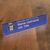 Porte-nom Pour Bureau Professional Desk Nameplate (Taille)