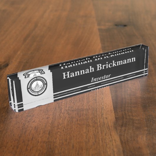 Porte-nom Pour Bureau Professionnel (Taille)
