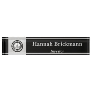 Porte-nom Pour Bureau Professionnel