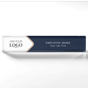 Porte-nom Pour Bureau Professionnel d'entreprise Moderne Élégant Employé