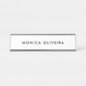 Porte-nom Pour Bureau Professionnel simple (Devant)