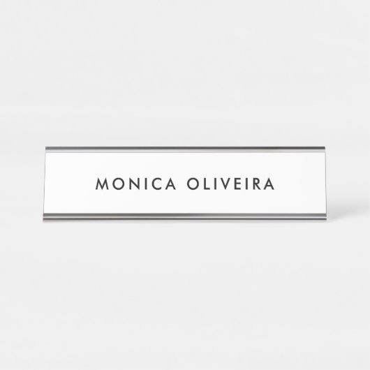 Porte-nom Pour Bureau Professionnel simple (Devant)