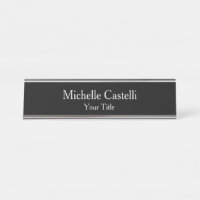 Professionnel unique moderne minimaliste gris noir