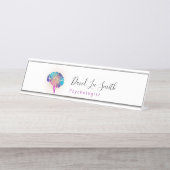 Porte-nom Pour Bureau Psychologue / Neurologue (Devant)