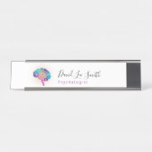 Porte-nom Pour Bureau Psychologue / Neurologue (Devant)