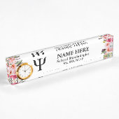 Porte-nom Pour Bureau Psychologue scolaire