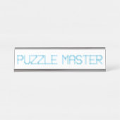 PORTE-NOM POUR BUREAU PUZZLE MASTER (Devant)