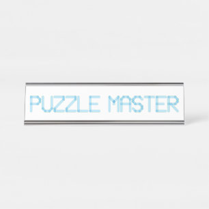 PORTE-NOM POUR BUREAU PUZZLE MASTER