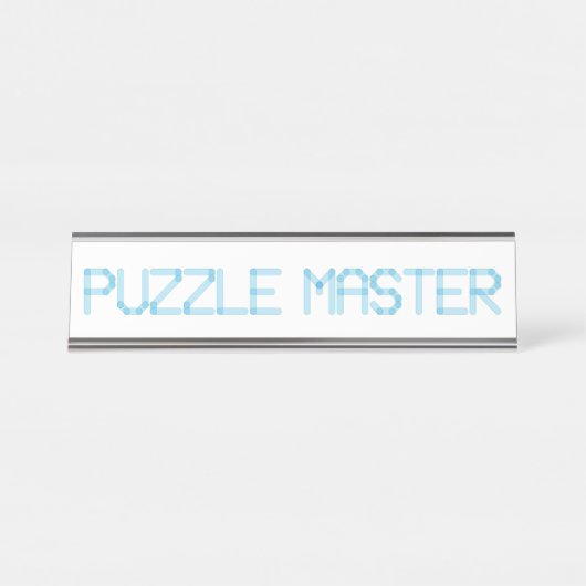 PORTE-NOM POUR BUREAU PUZZLE MASTER (Devant)