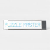 PORTE-NOM POUR BUREAU PUZZLE MASTER (Devant)