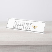 Porte-nom Pour Bureau Queen Bee (Devant)