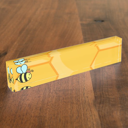 Porte-nom Pour Bureau Queen Bee (Taille)