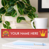 Porte-nom Pour Bureau Queen Grill