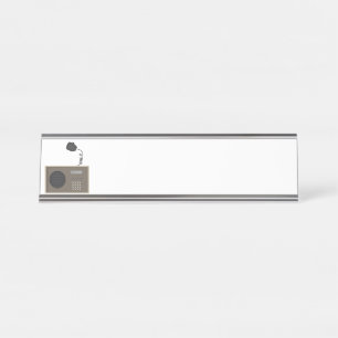 Porte-nom Pour Bureau Radio-amateur