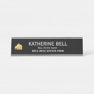 PORTE-NOM POUR BUREAU REAL ESTATE NAME PLATE