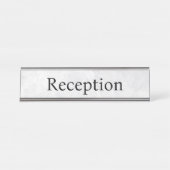 Porte-nom Pour Bureau Réception de bureau professionnelle (Devant)