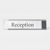 Porte-nom Pour Bureau Réception de bureau professionnelle (Devant)