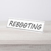 PORTE-NOM POUR BUREAU REDÉMARRAGE (Devant)